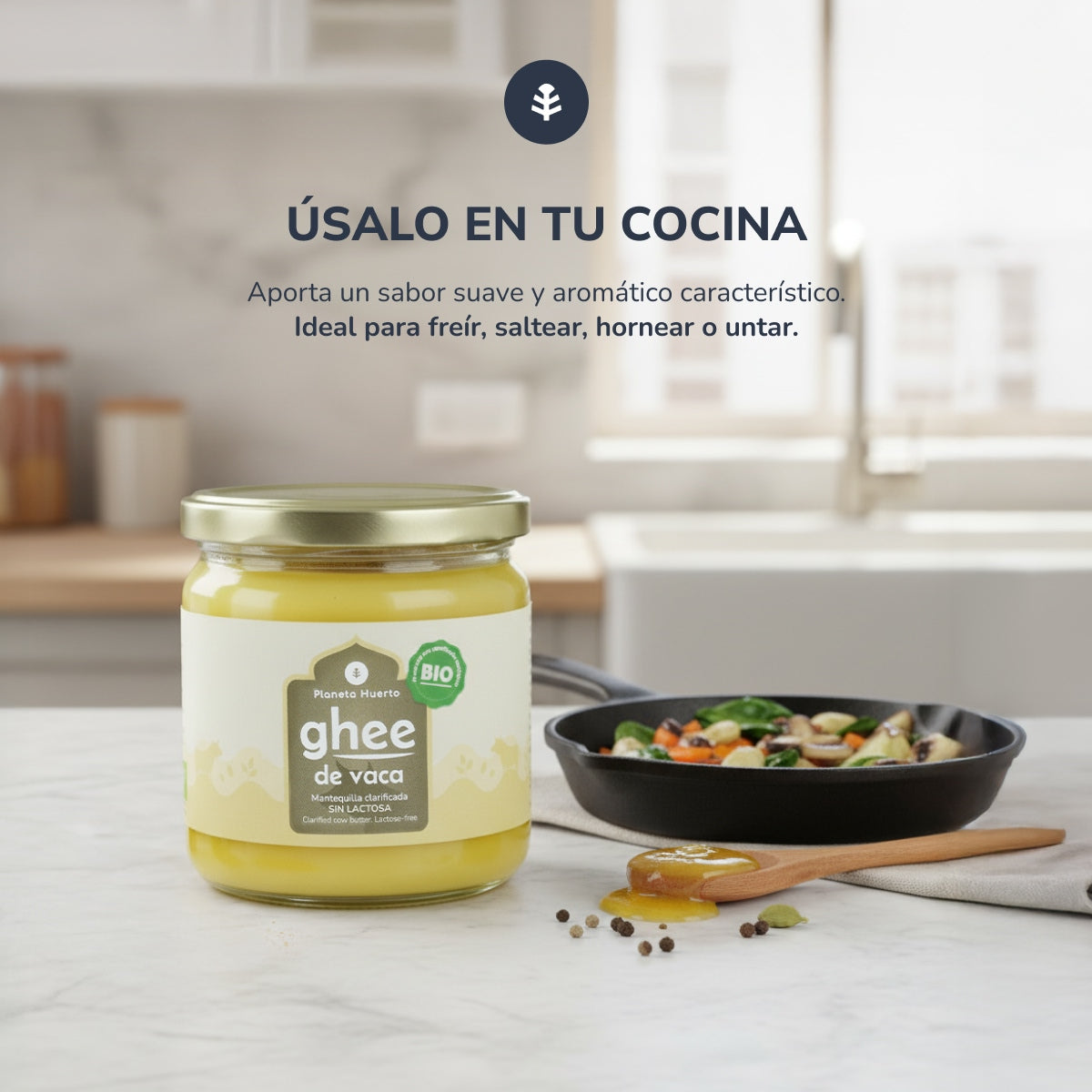 Masło klarowane Ghee ECO Planeta Huerto 850 g