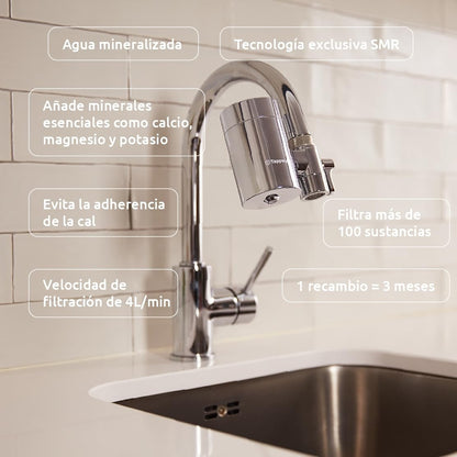 Confezione da 2 cartucce per filtro EcoPro Chrome SMR Tappwater