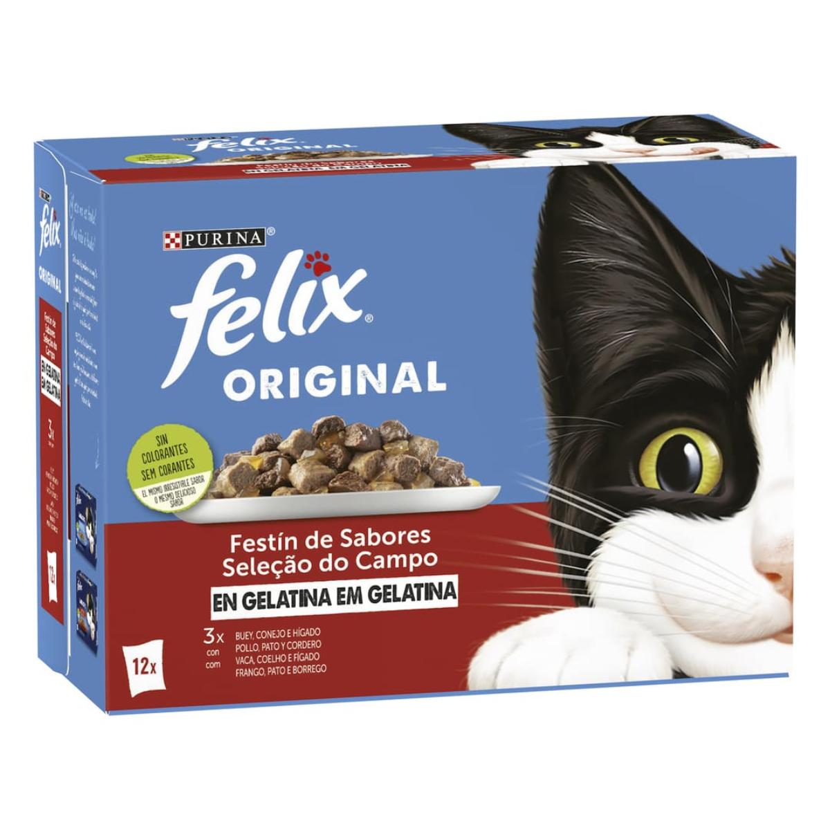FELIX Original Festín de Sabores in Gelatine 12 x 85 g