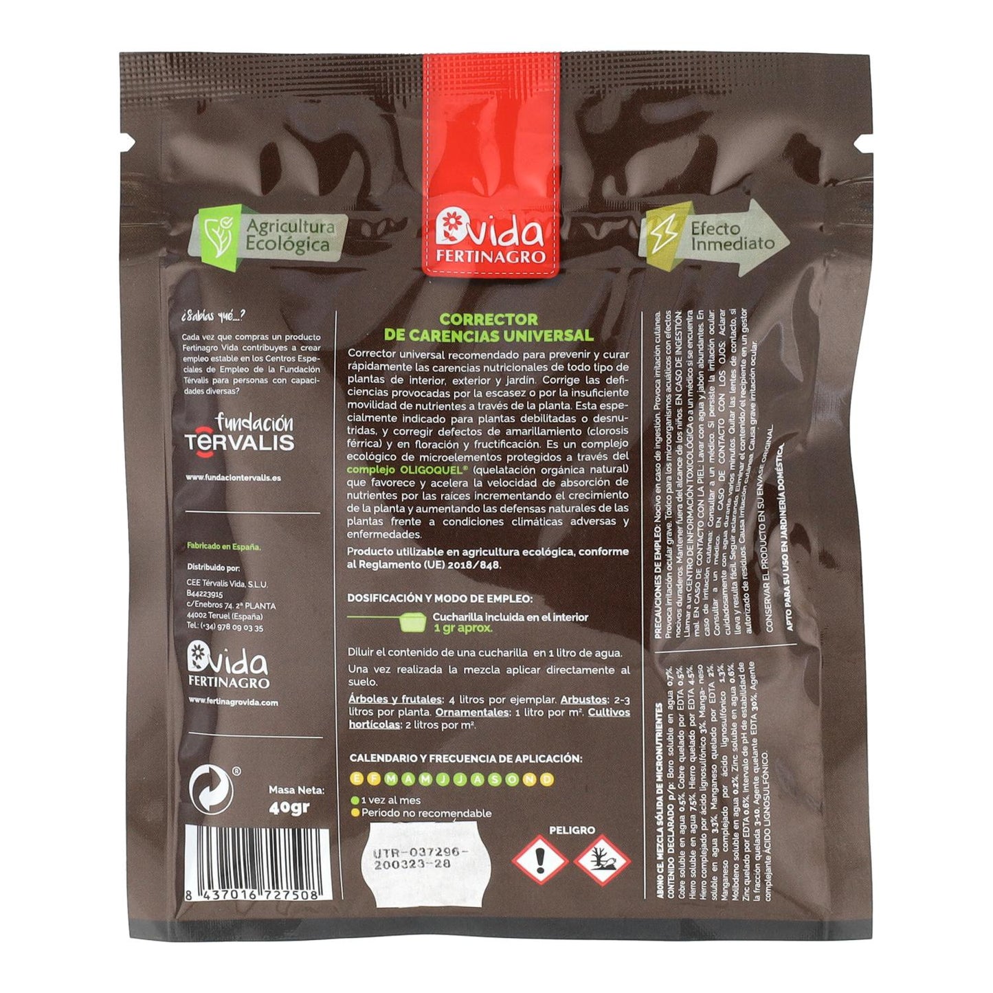 Correcteur de carences universel BIO Fertinagro 40 g