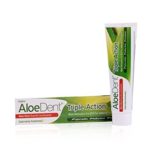 Dentifrice naturel à l'aloe vera et au fluor AloeDent 100 ml