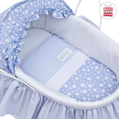 Łóżeczko dziecięce z budką BE w różnych kolorach Beżowy