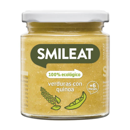 Petit pot de légumes au quinoa bio Smileat, 230 g