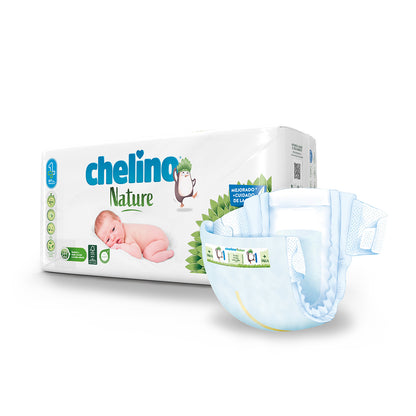 6er-Pack Windeln T1 1-3 kg Chelino Nature 28 Stück