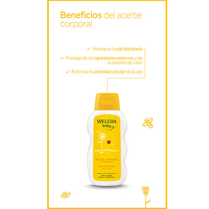 Weleda Calendula-Körperöl für Babys, 200 ml