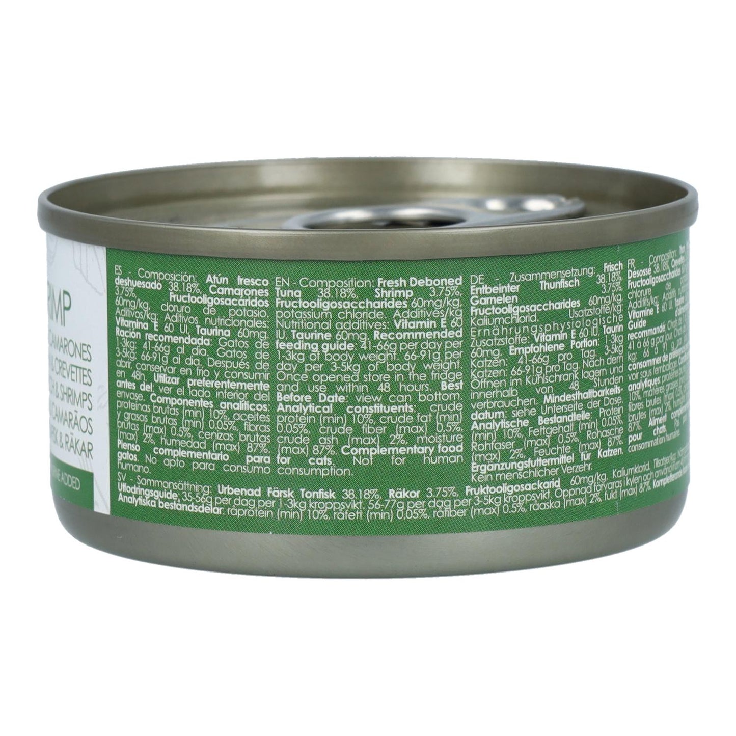 Kit Cat Dosenaufsatz – Thunfisch & Garnelen 80 g Nassfutter für Katzen in Gelatine