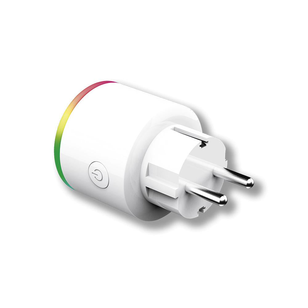 Presa Wi-Fi intelligente con luce notturna multicolore e misuratore di consumo Energeeks