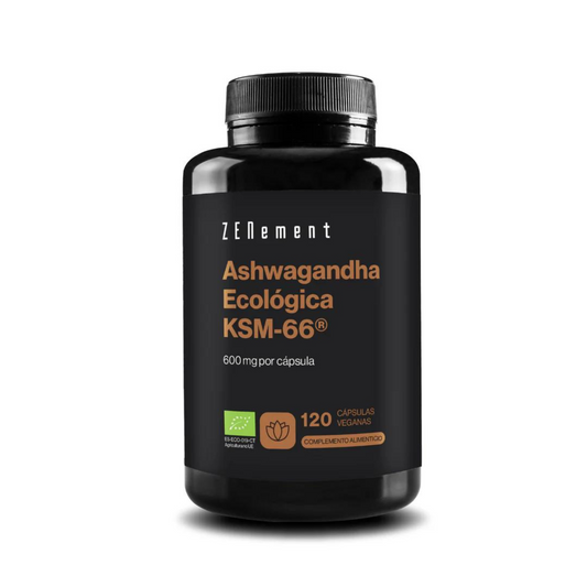 Ashwagandha ECO KSM-66 wegańska Zenement 120 tabletek