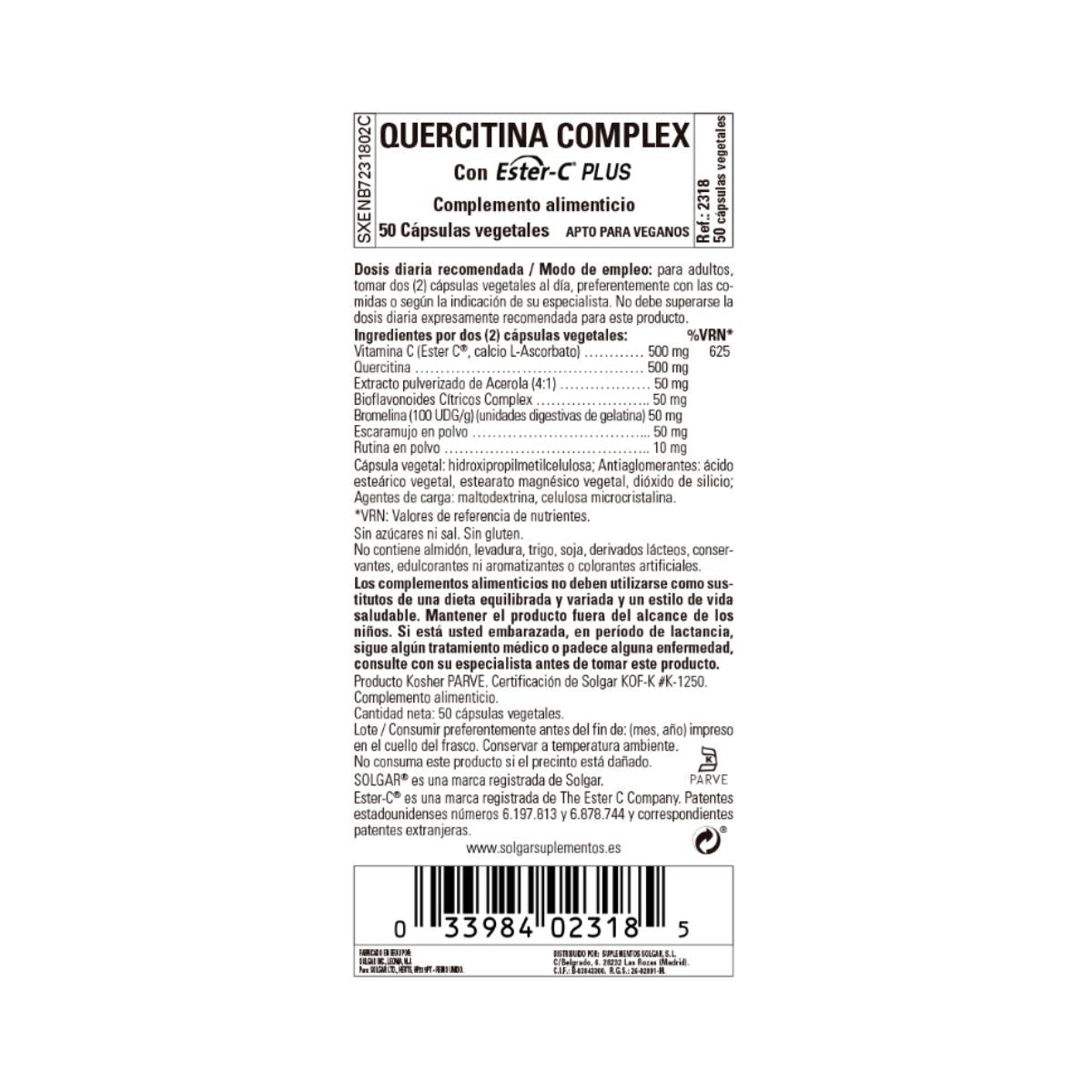 Quercitine Complex 50 capsules