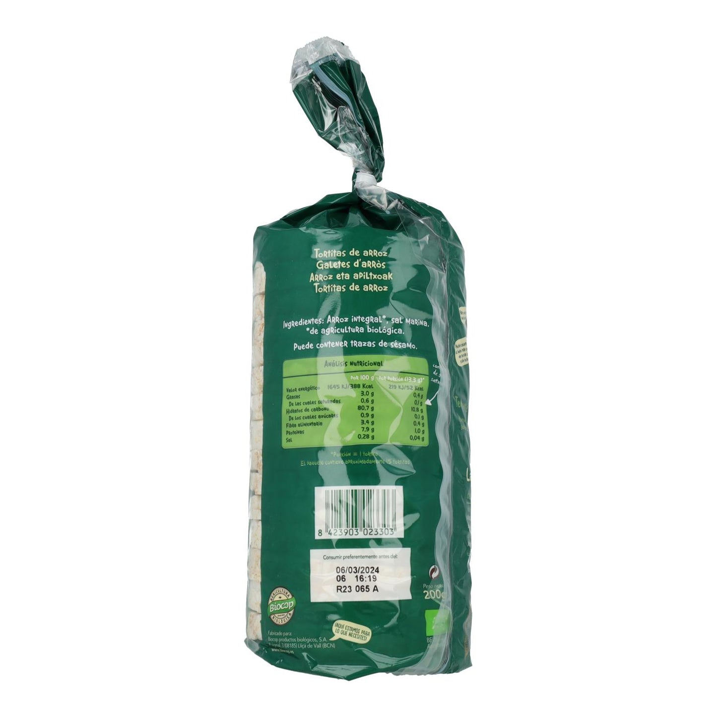 Klassische Reispuffer Biocop 200 g