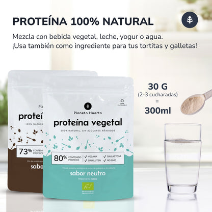 Białko roślinne Eco 75% wanilia Planeta Huerto 1kg