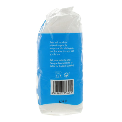 Pack of 2x Fine Atlantic sea salt, Biocop, 1 kg