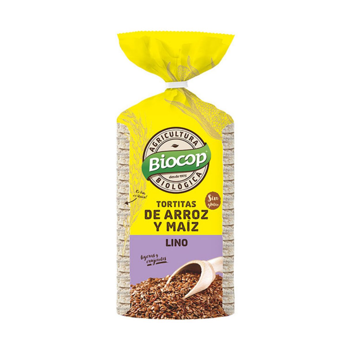 Reis-Mais-Pfannkuchen mit Leinsamen Biocop 200 g