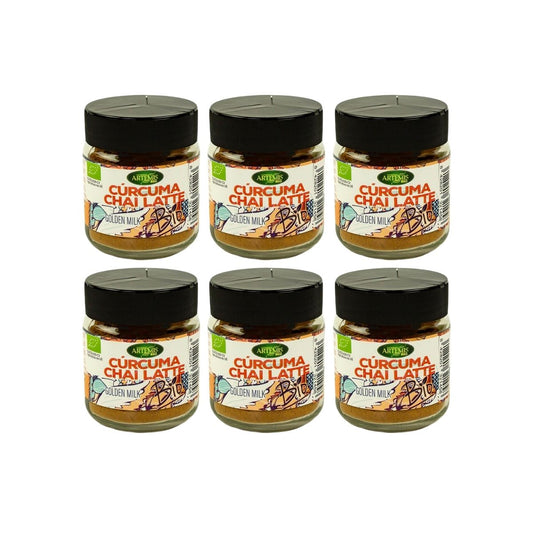 6er-Pack Kurkuma für Chai Latte Eco Artemis 60 g