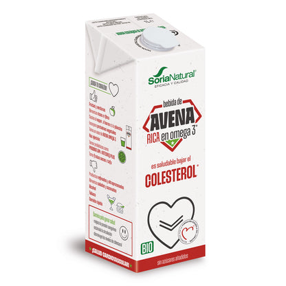 Bevanda biologica all'avena ricca di Omega 3, Soria Natural, 1 L