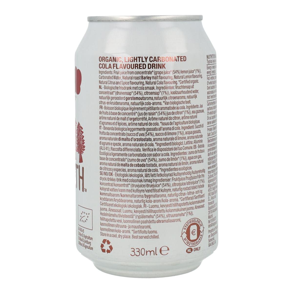 Pack of 6 Whole Earth Organic Cola Soft Drinks, 330 ml