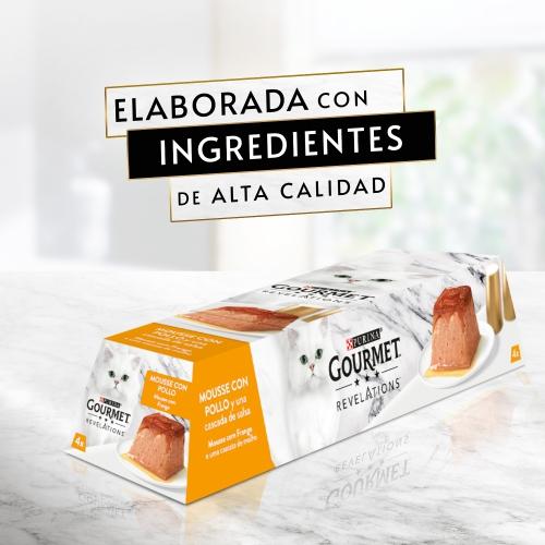 Pack 6 x GOURMET REVELATIONS Mousse au poulet (4 x 57 g)