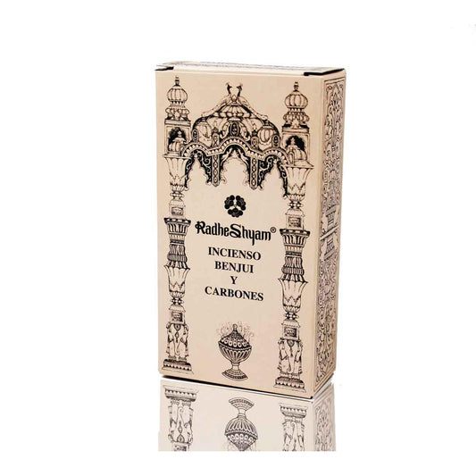 Encens Radhe Benjoin et Charbon 100g