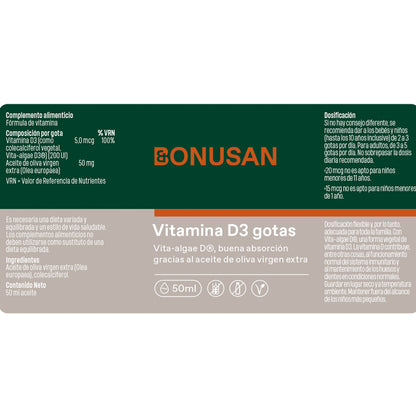 Vitamina D3 gocce Bonusan 50 ml