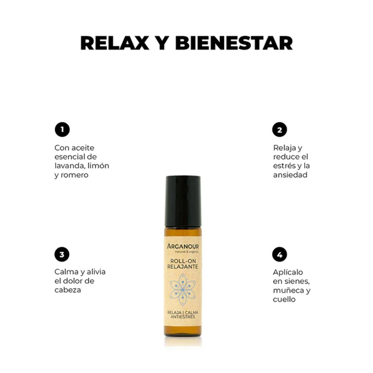 Relaxerande roll-on, Arganour, 10 ml