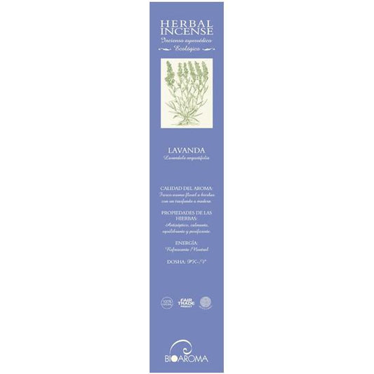 Bioaroma Organic Lavender Incense, 12 sticks