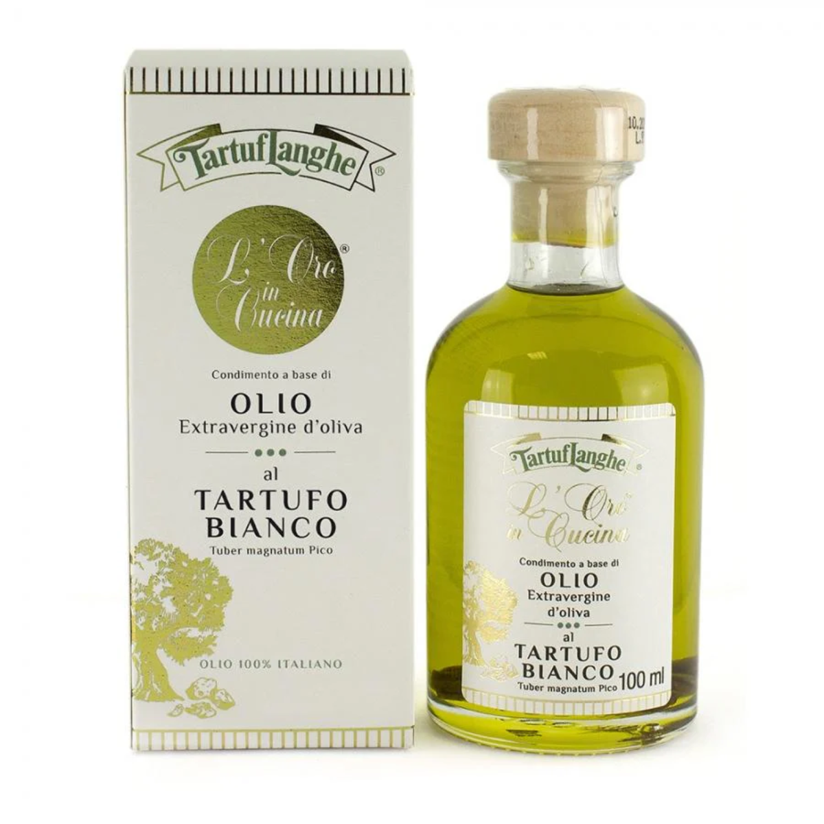 Huile d'olive vierge extra à la truffe noire Tartuflanghe 100 ml