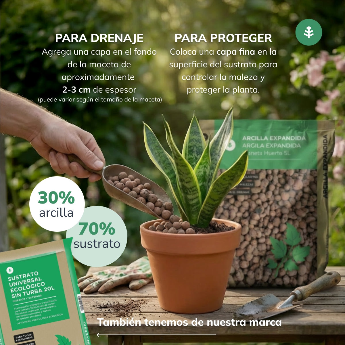 Expanderad lera Planeta Huerto 5 liter