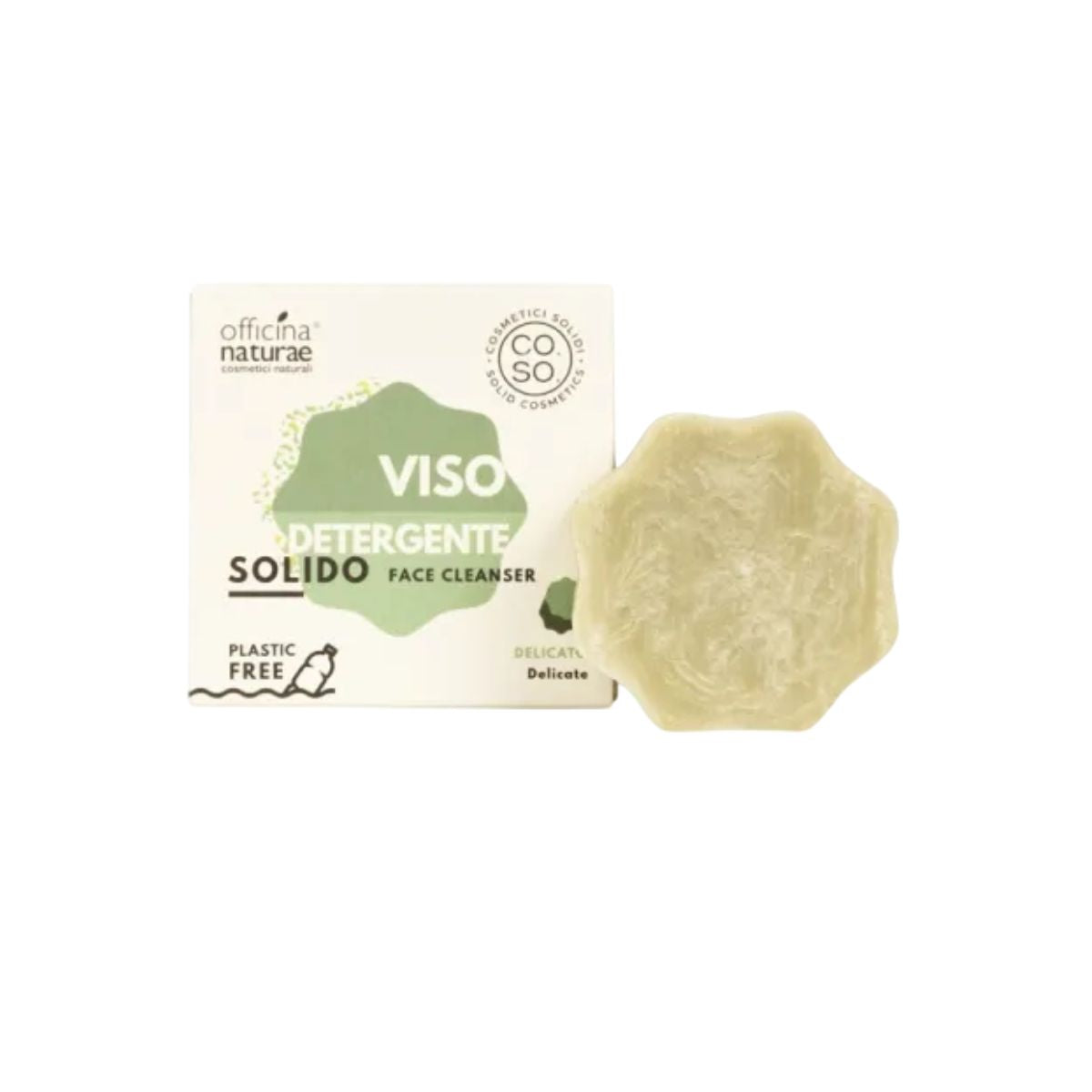 Sanfter, rückstandsfreier fester Gesichtsreiniger 64 g, ökologisch, Officina Naturae
