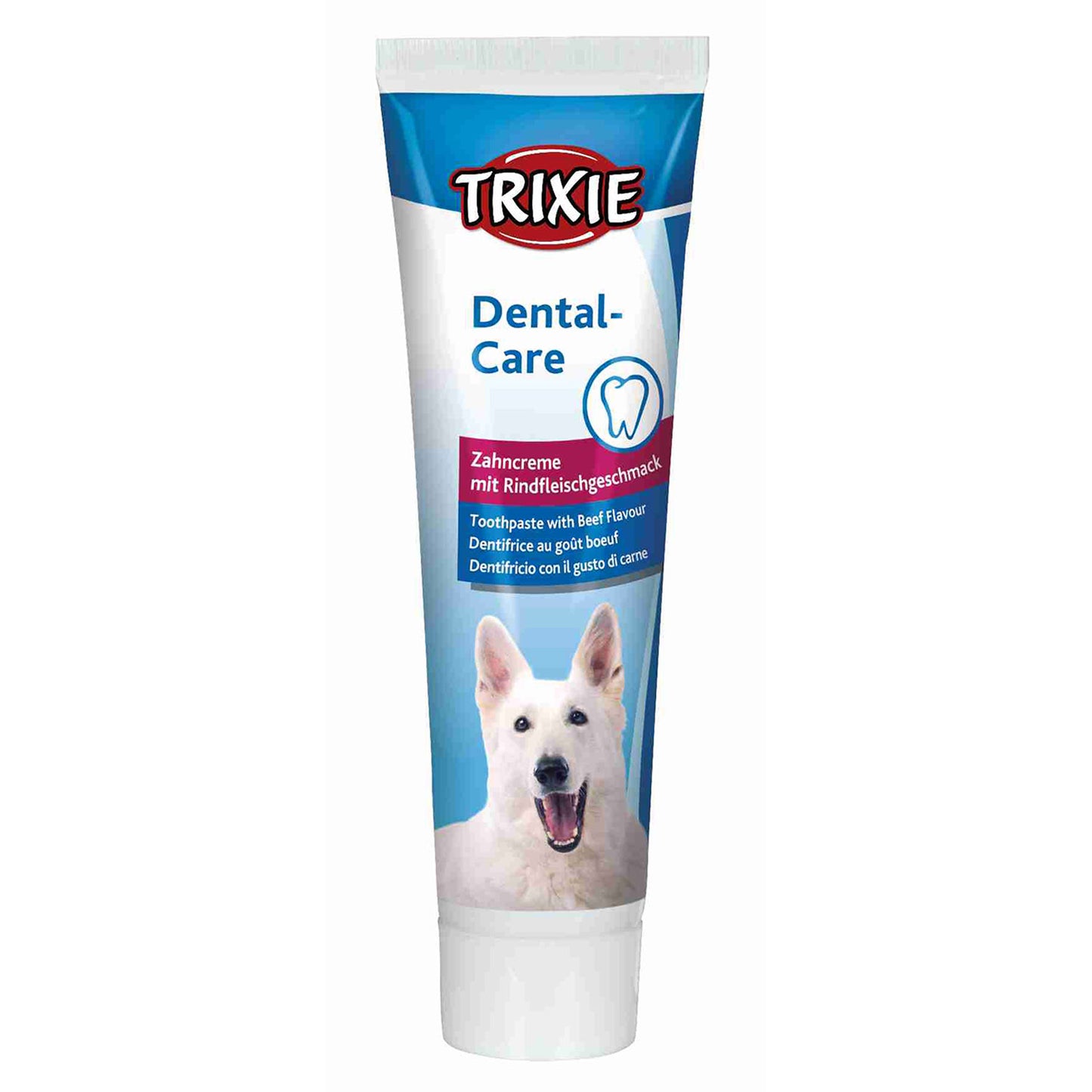 Dentifrice pour chiens au goût de bœuf Trixie, 100 g