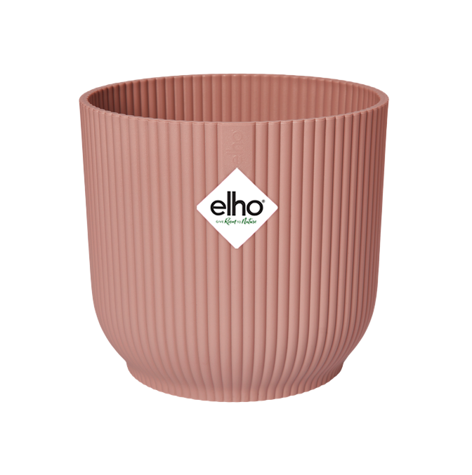 Pot de fleur vibes fold round delicate pink Elho 30 cm