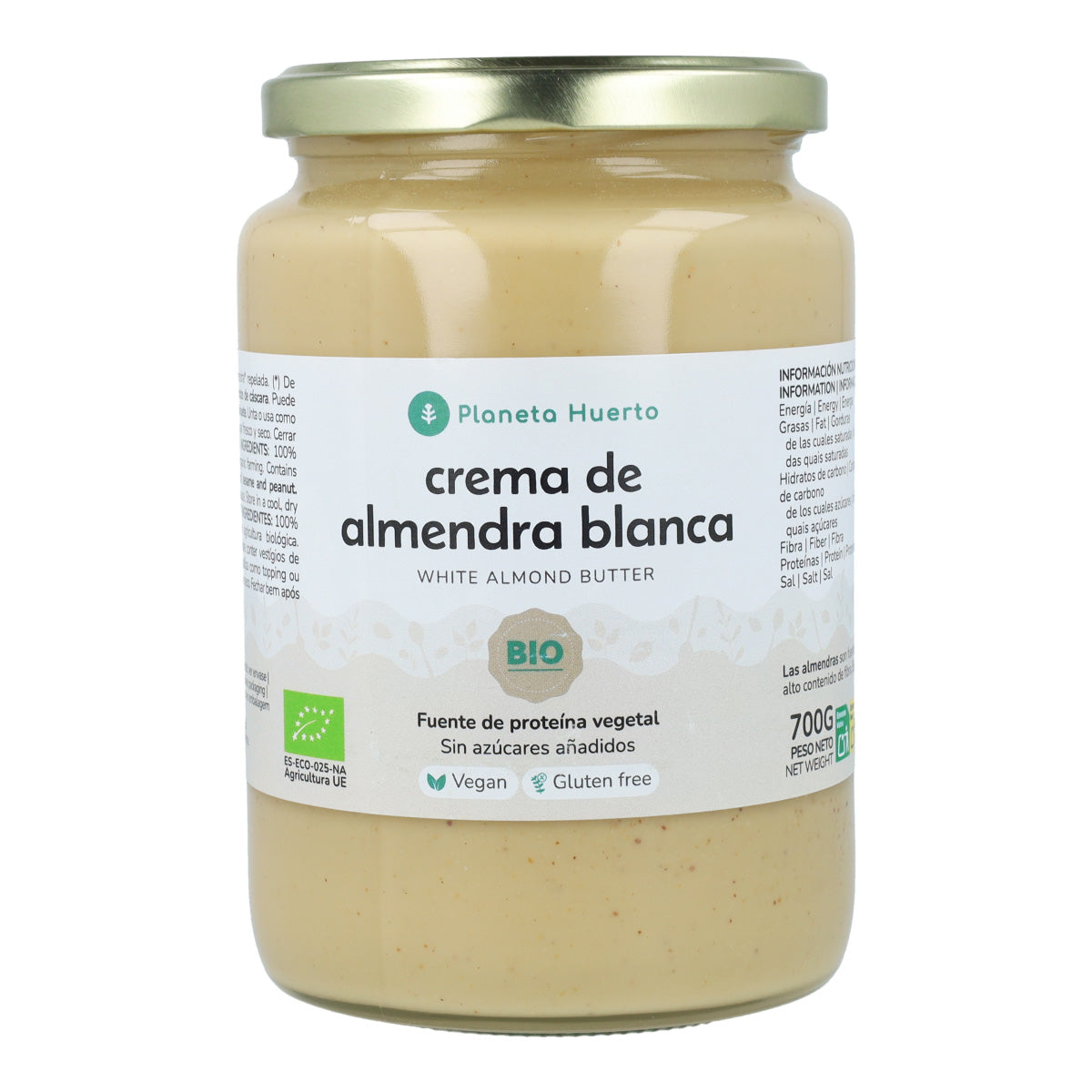 Crème d'amande blanche ECO Planeta Huerto