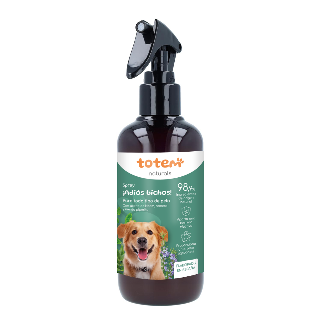 Spray natural repelente para perros Totem Naturals 250 ml