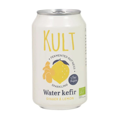KULT Eau de Kéfir Gingembre Citron 330 ml