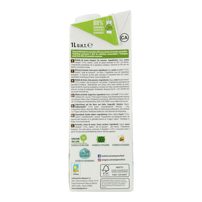 6er-Pack Bio-Haferdrink 0 % Zucker NaturGreen 1 l