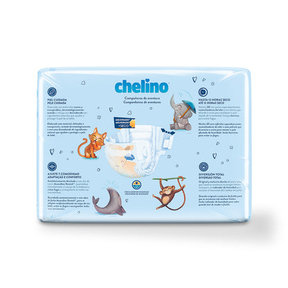 Pack of 6 x T3 Laying Nappies (4-10 kg) 36 units, Chelino