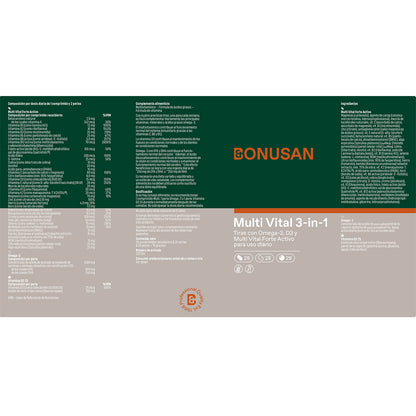 Multi Vital 3-in-1, Bonusan, 84 compresse