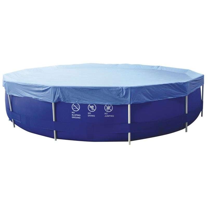 Couvertures de piscine avec attaches en corde pour SteelSuper Pool Jilong 300 cm