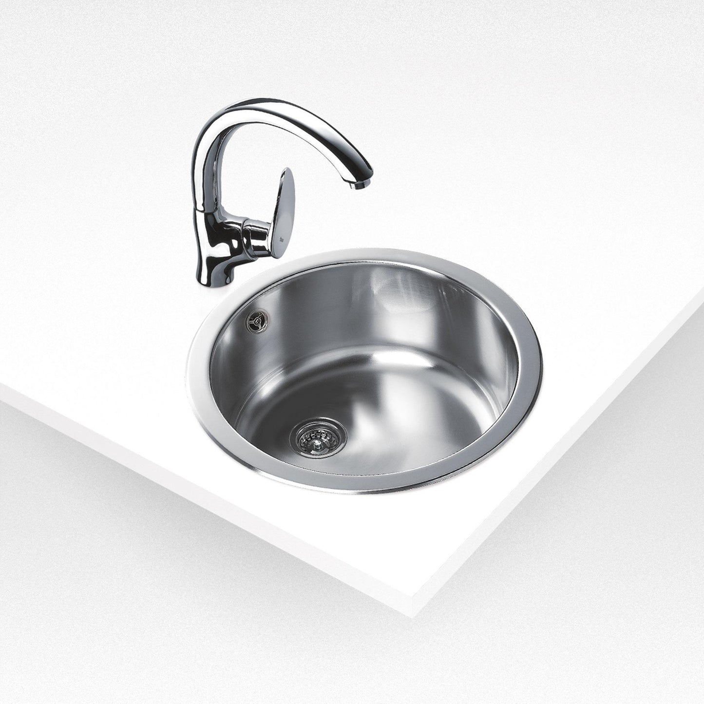 Lavello circolare da incasso 45 cm. Teka