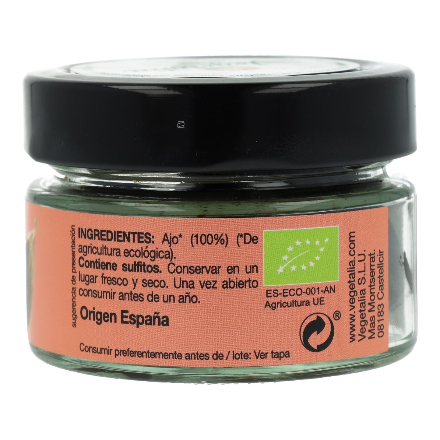 Czarny czosnek obrany Vegetalia 200 g
