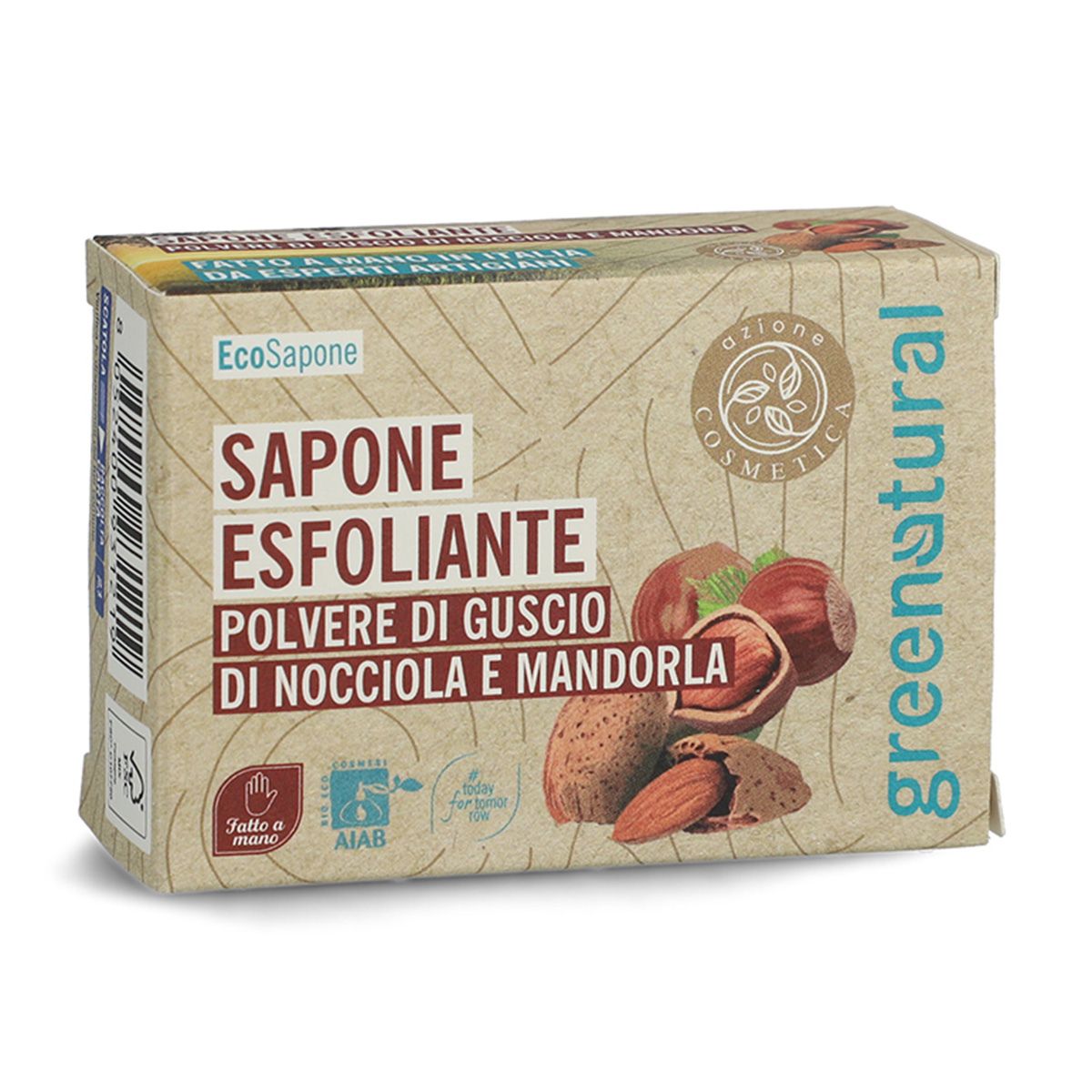 Savon exfoliant Amande/Noisette 100 g Greenatural