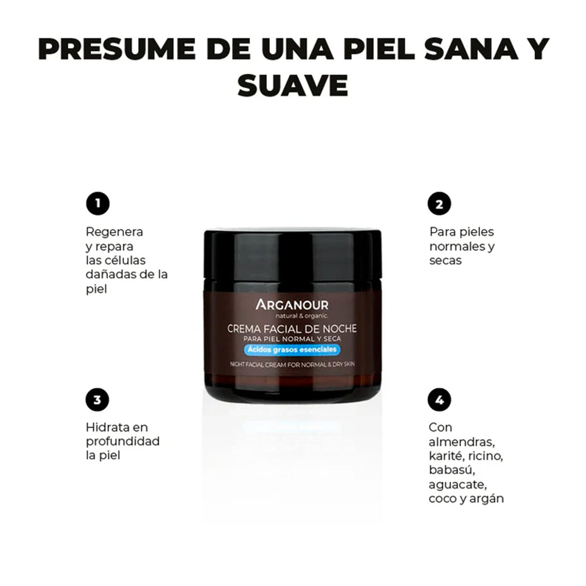 Arganour biologische argan nachtcrème 50 ml