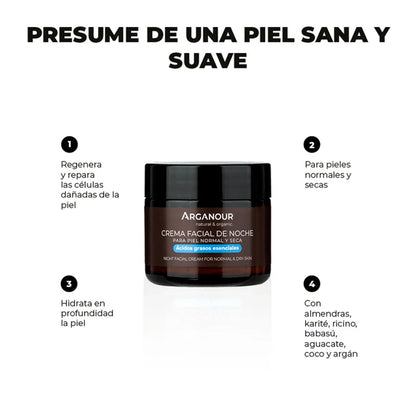 Arganour biologische argan nachtcrème 50 ml