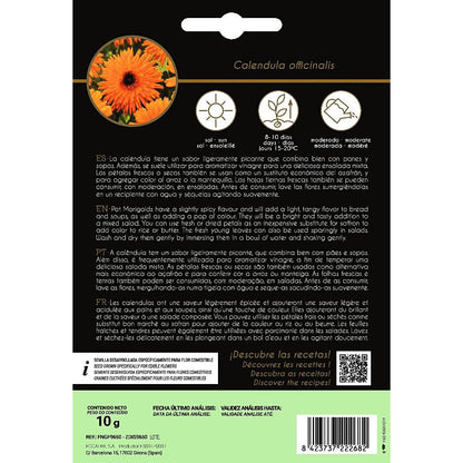 Eetbare bloemzaden van goudsbloem Rocalba