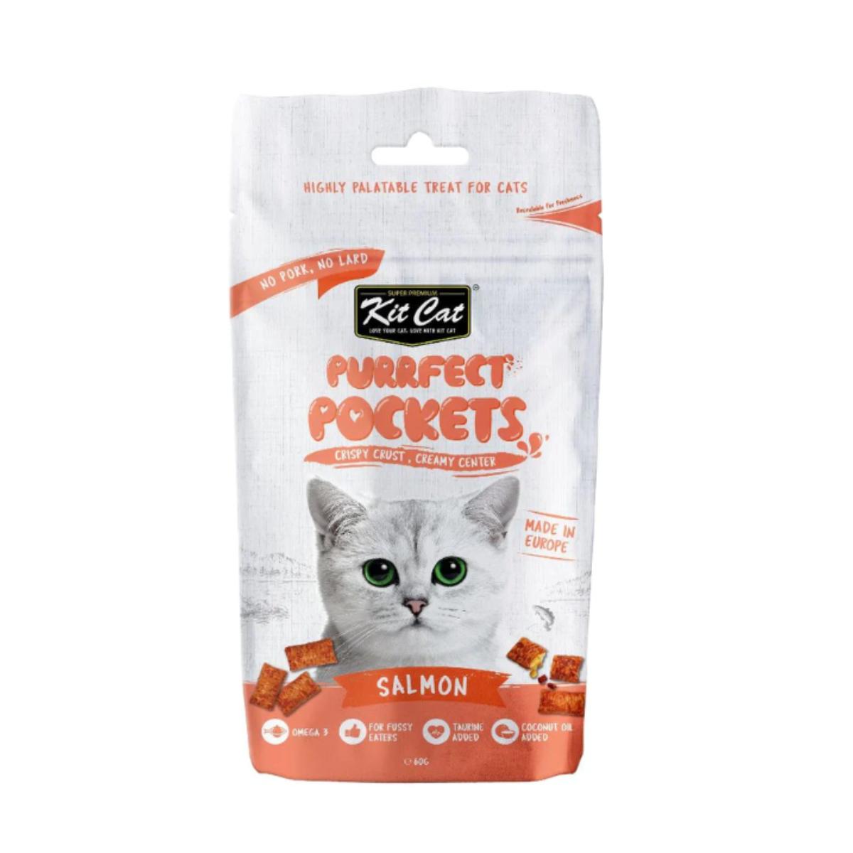 Cat Purrfect Pockets Kit - Salmon 60 g Cat Snack