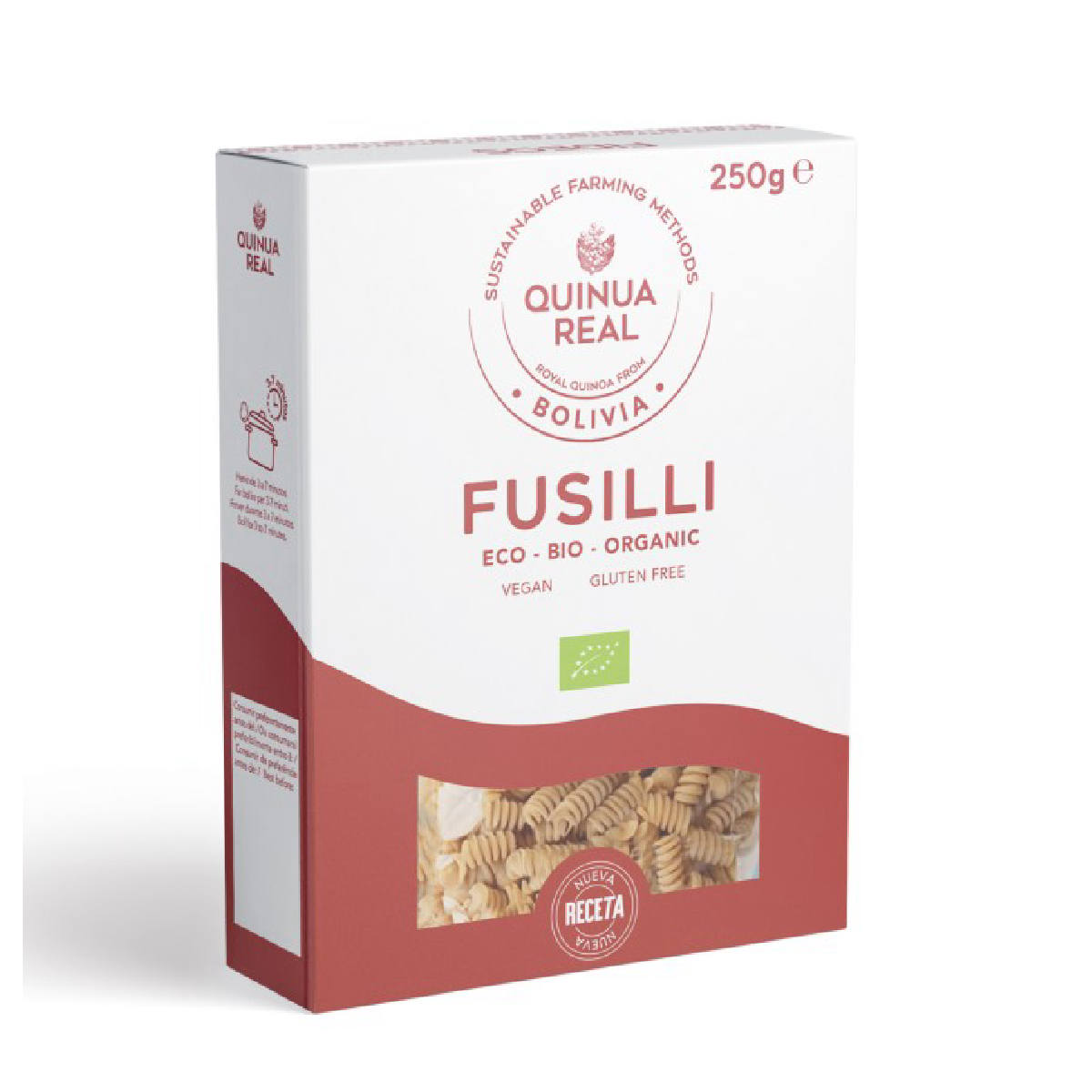 Fusilli de riz et de quinoa biologiques, sans gluten, 250 g