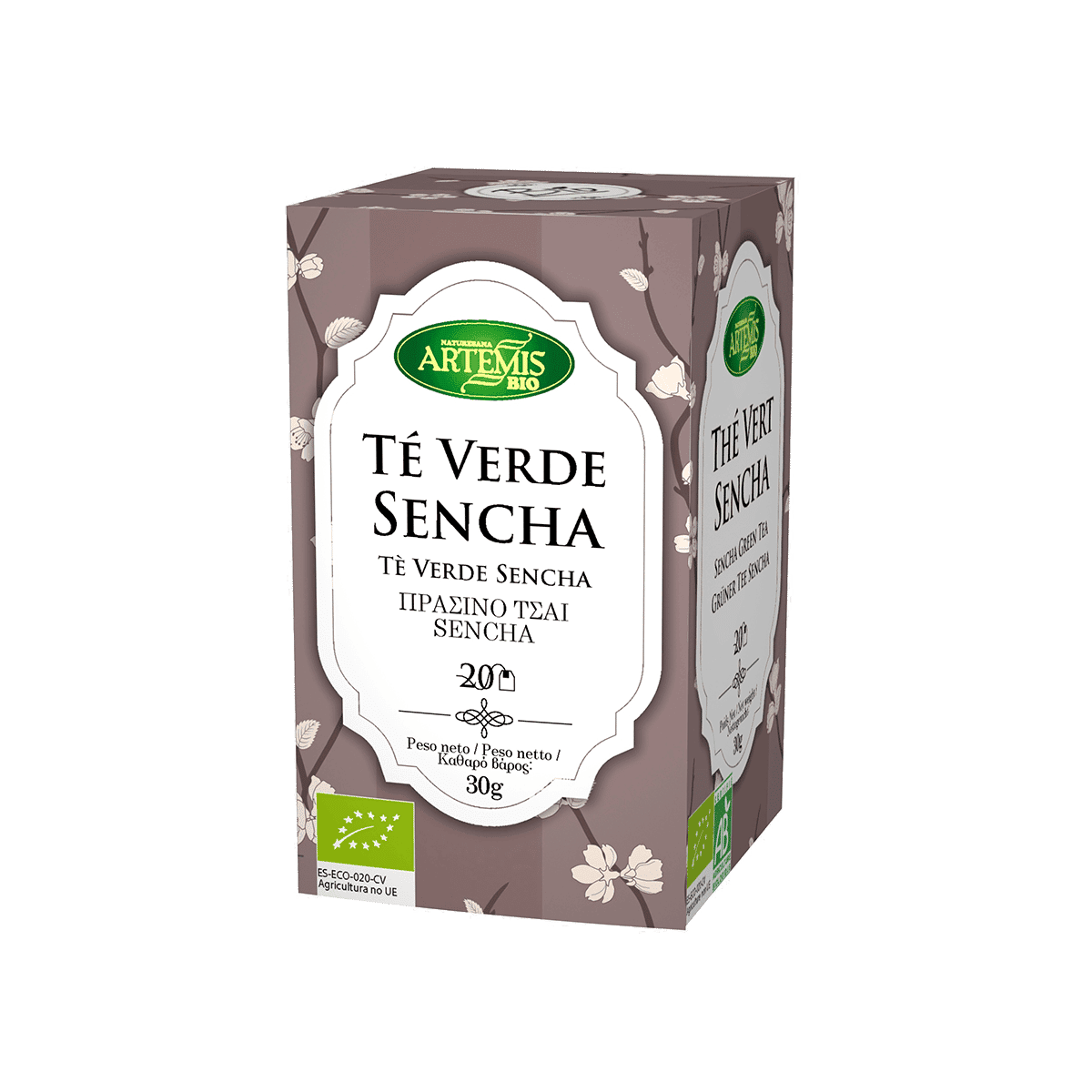 Thé vert Sencha écologique 20 filtres Artemisbio