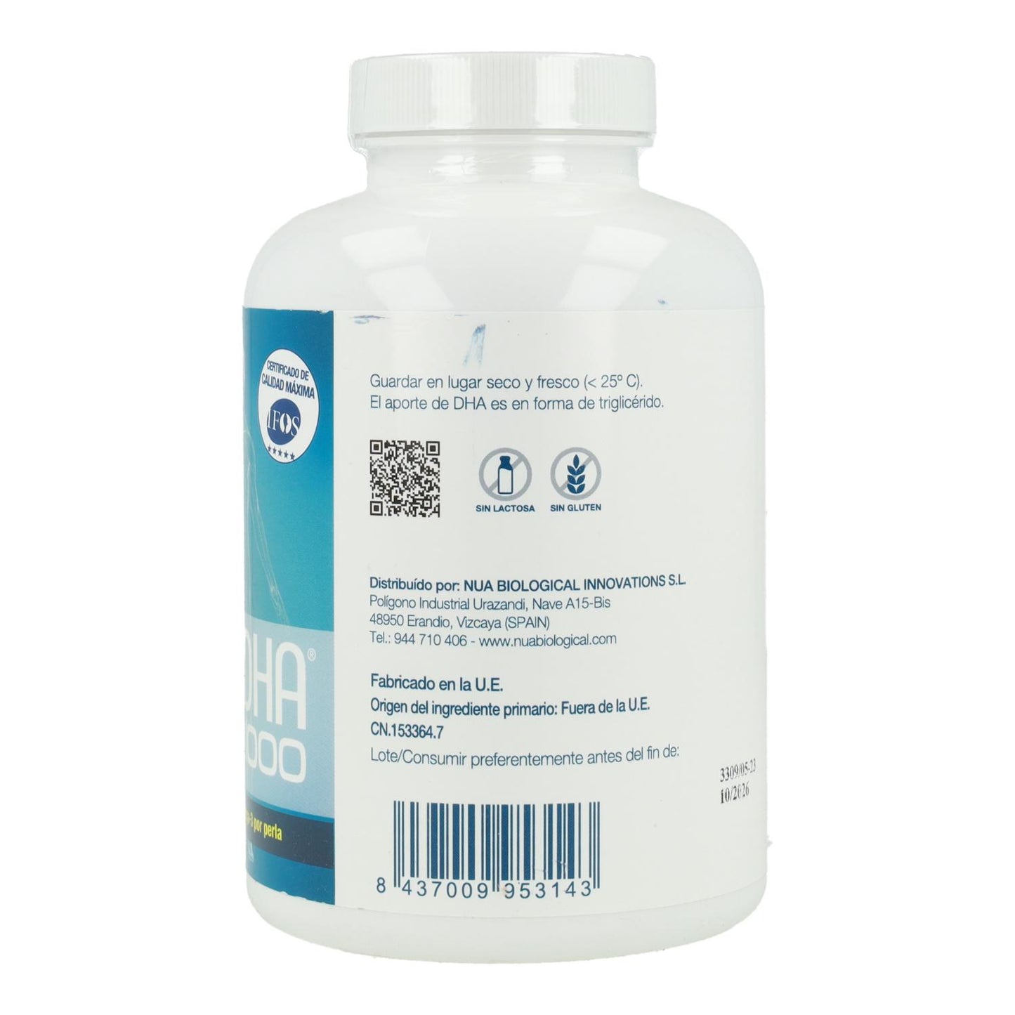 Zestaw 2x NuaDHA 1000 Laboratorios Nua 132 kapsułki