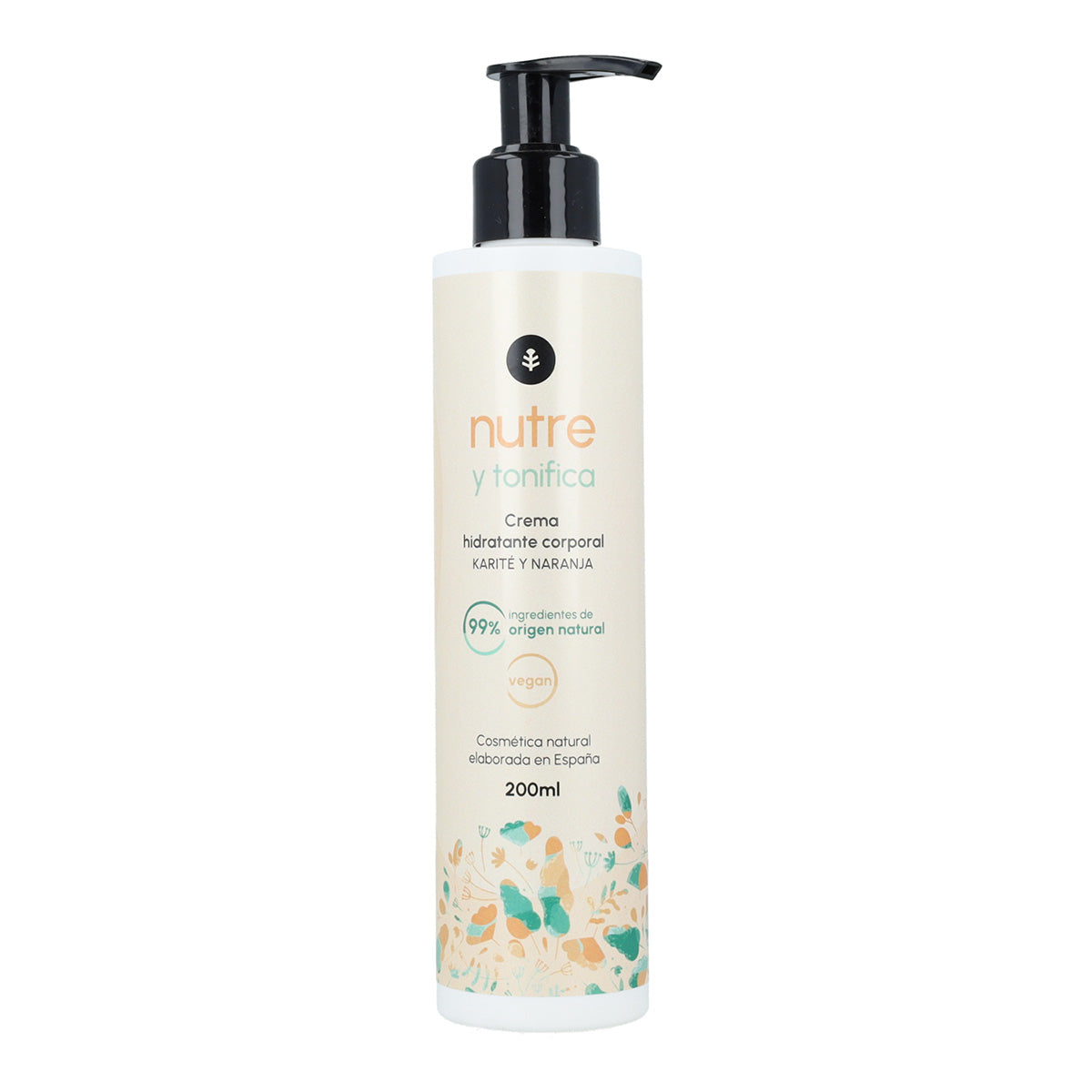 Crème hydratante pour le corps au beurre de karité et à l'orange Planeta Huerto 200 ml