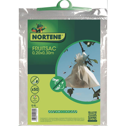 Housses de protection pour fruits Fruitsac Nortene 50 unités 20 x 30 cm.