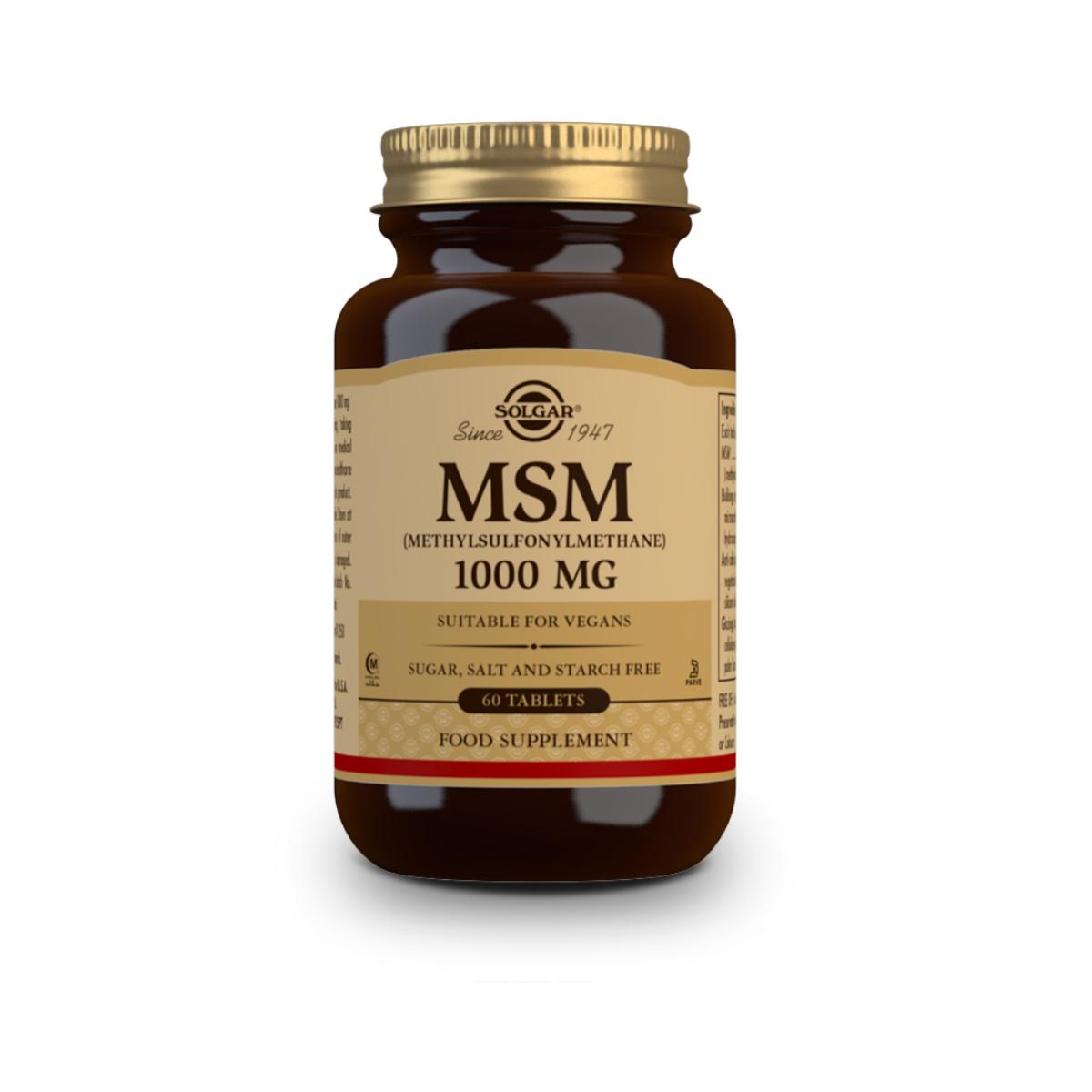 MSM (methylsulfonylmethaan), 60 tabletten van 1000 mg